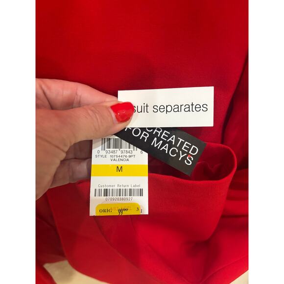 Bar III medium red blazer jacket - Picture 6 of 7